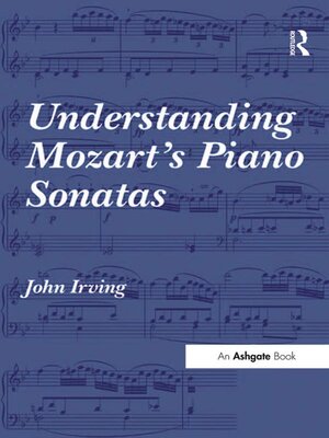 cover image of Understanding Mozart's Piano Sonatas